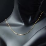 Altın Spor Zincir Kolye 14 Ayar 45cm. resmi