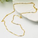 Altın Spor Zincir Kolye 14 Ayar 45cm. resmi