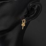 Tiffany 14 Ayar Sarı Altın Küpe resmi