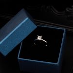 0,38 Karat Mozanit Tektaşlı Altın Yüzük resmi