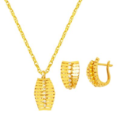 Sıralı Taşlı İkili Altın Mini Spor Set 14 Ayar için ayrıntıları göster Sıralı Taşlı İkili Altın Mini Spor Set 14 Ayar resmi