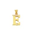 Lettera E Baş Harfli Altın Kolye Ucu resmi
