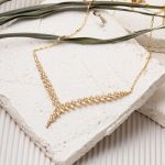 14 Ayar Markiz Taşlı Tasarım Altın Üçlü Set resmi