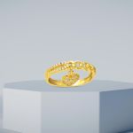 Kalp Sallantılı Pandora 14 Ayar Altın Yüzük resmi