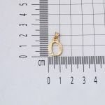 Lettera Ö Harfi Altın Kolye 14 Ayar resmi