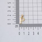 Lettera P Harfi Zincirli 14 Ayar Altın Kolye