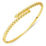 Çivili Spor Model 14 Ayar Altın Kelepçe Bilezik resmi