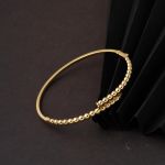 Çivili Spor Model 14 Ayar Altın Kelepçe Bilezik resmi