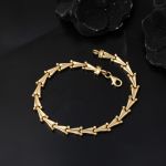 Nehir 14 Ayar Altın Modern Bileklik