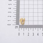 Kalp Tasarım Bayan Altın Küpe resmi