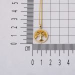Hayat Ağacı Kadın Altın Kolye resmi