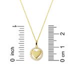 Kalp Çemberi Altın Kolye resmi