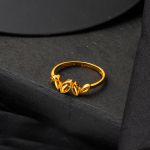 Gökyüzü 14 Ayar Altın Yüzük resmi