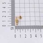 Tiffany 14 Ayar Sarı Altın Küpe resmi