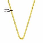 Burma Halat 14 Ayar Altın Zincir 55 cm. resmi