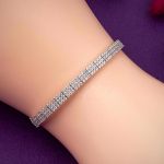 3 Sıra Suyolu Taşlı Altın Bileklik