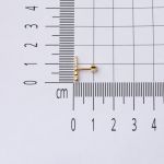 14 Ayar Altın Piercing Tragus Küpe