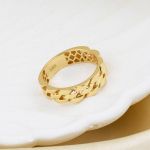 Rolex Tasarım 14 Ayar Altın Yüzük