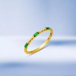 Baget Tasarımlı Trend Altın 14 Ayar Yüzük