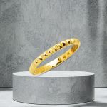 14 Ayar Kalemli Taşsız Altın Yüzük resmi