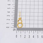 14 Ayar Samanyolu Kelebek Sallantılı Altın Küpe