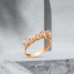 Beştaş 14 Ayar Rose Altın Yüzük resmi