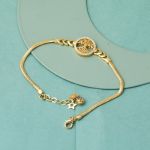 Hayat Ağacı Balıksırtı Altın Bileklik 14 Ayar resmi