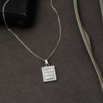 14 Ayar Beyaz Altın Baget Taşlı Spor Set