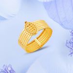 Burgulu İnsta Kelepçe Altın Bilezik