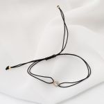 Tek Taşlı İpli Altın Bileklik resmi