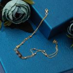 14 Ayar Altın Damla Taşlı Amazon Bileklik