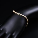 Baget Taşlı 14 Ayar Altın Bileklik