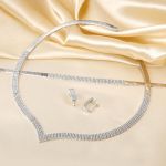 4 Sıra Suyolu Taşlı 14 Ayar Altın Set