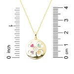 14 Ayar Altın Kalpler Kolye