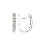 Klasik Suyolu 14 Ayar Beyaz Altın Takı Seti resmi