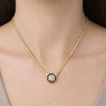 Çağla 14 Ayar Altın Kolye resmi