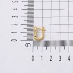 Sonsuzluk Model Bayan Altın Küpe resmi