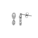 Damlalar 14 Ayar Beyaz Altın Set resmi