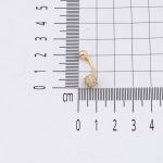 Kadın 14 Ayar Atın Göbek Piercing